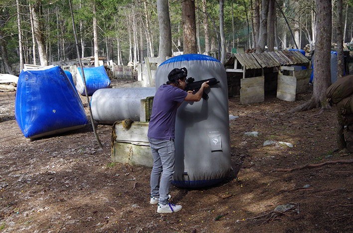 1 paintball laser game mont blanc chamonix ir-fight www.laserwar.fr 